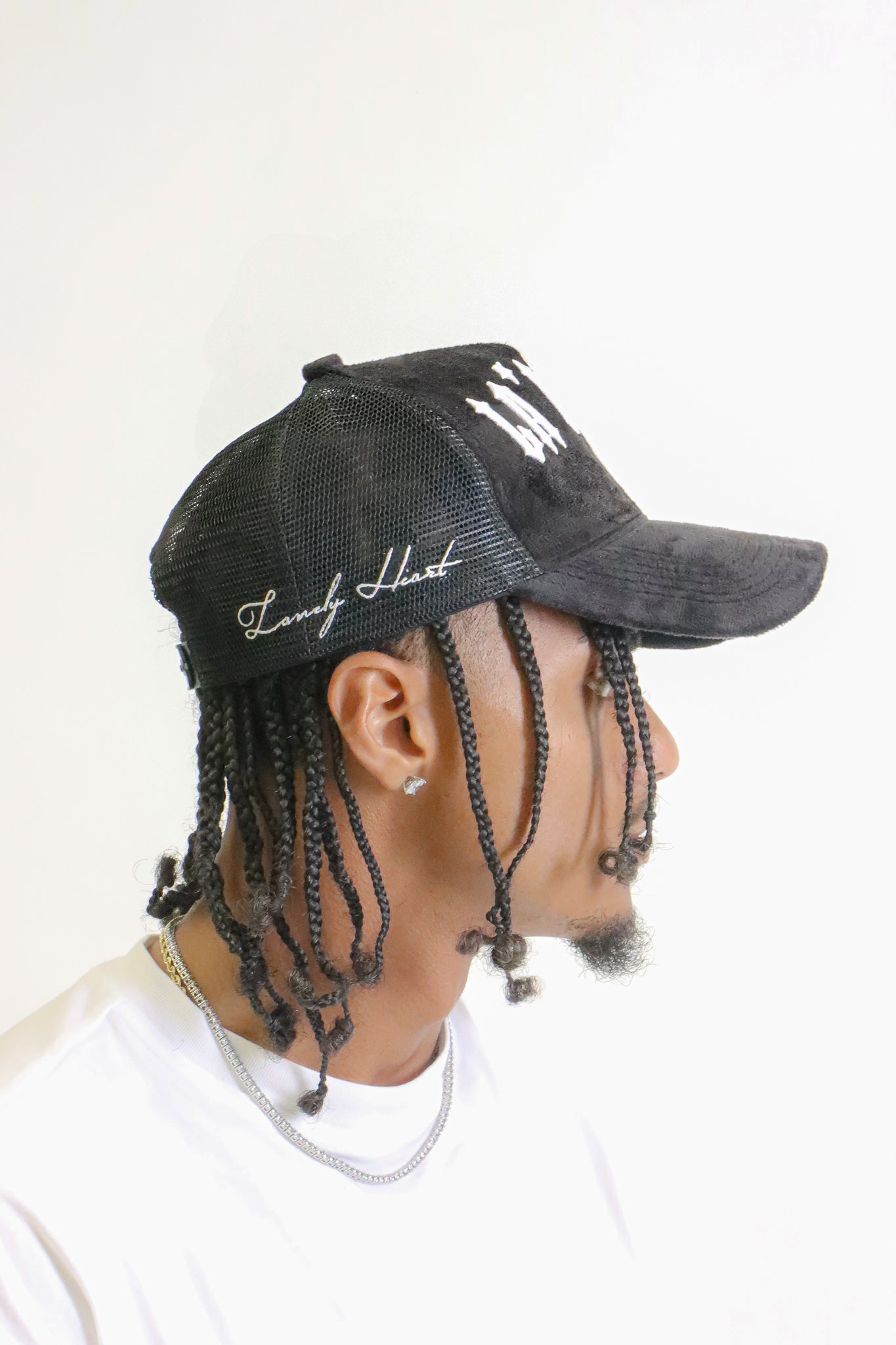 LHA Velvet Trucker Hat (Black)