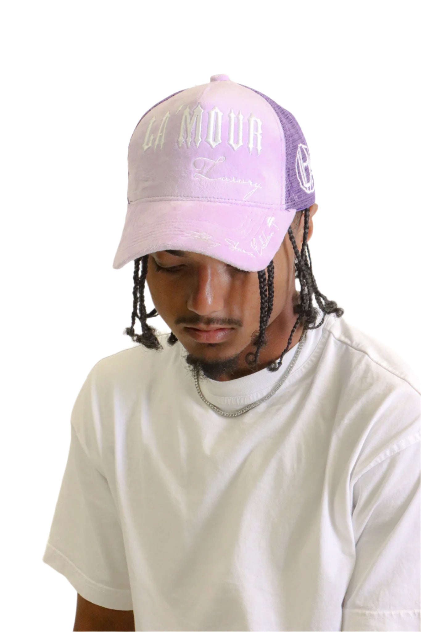 LHA Velvet Trucker Hat (Purple)