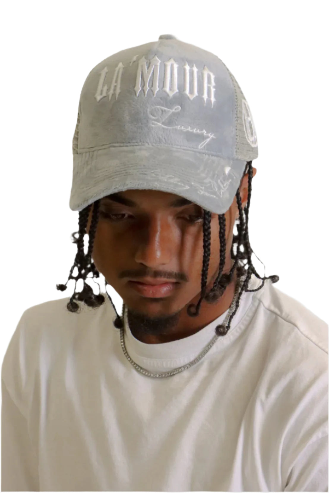 LHA Velvet Trucker Hat (Grey)